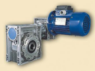 Мощности подключаемых к червячным мотор-редукторам DRV электродвигателей 0,55 - 1,5 кВт